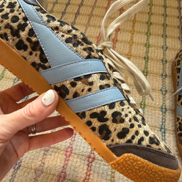Gola Elon Leopard Print Sneakers with Blue Stripes exclusive for Anthropologie - Picture 6 of 6